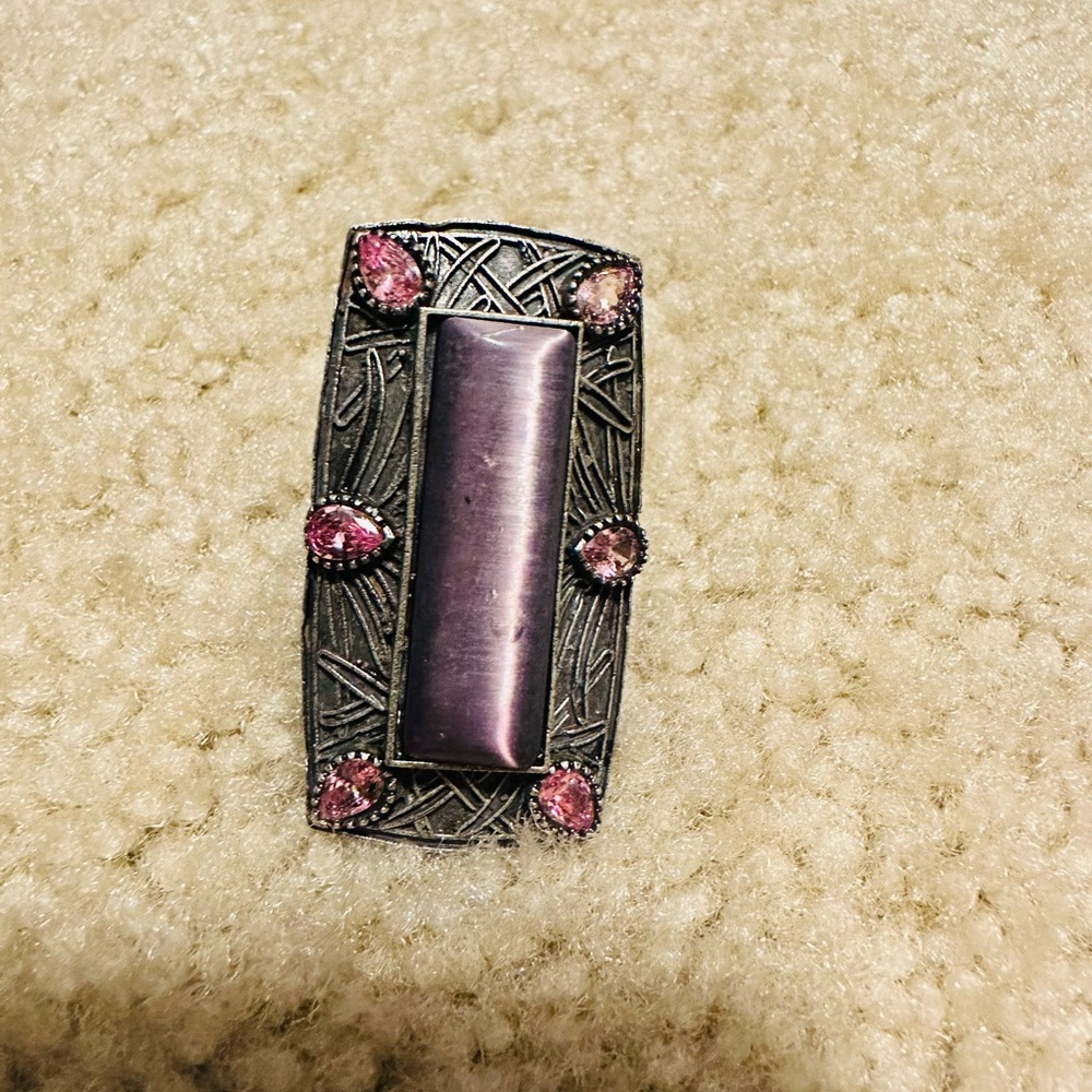 Beautiful Purple Statement Ring - New - image 1